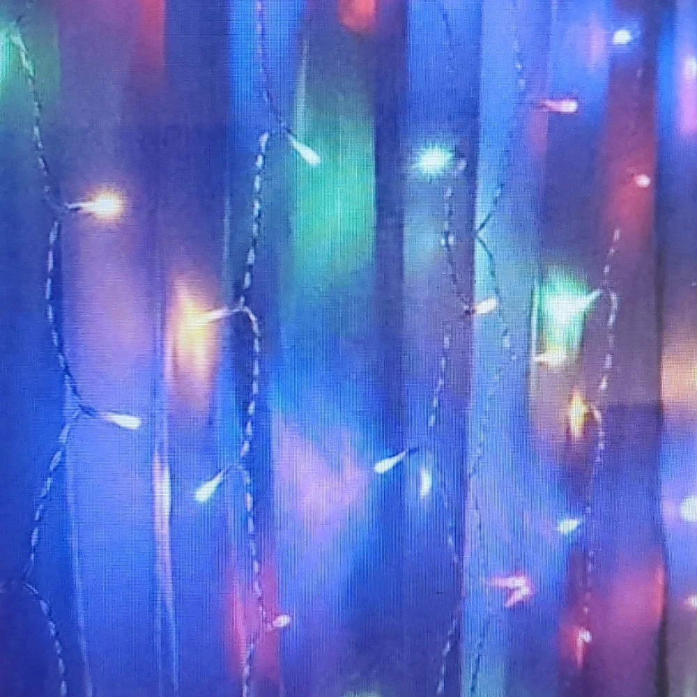 Decorative Curtain String Light With 50pcs Bulb